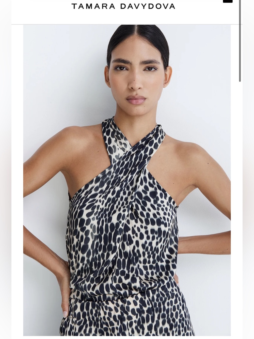Minimalist Stefania Vegan Silk Top XS